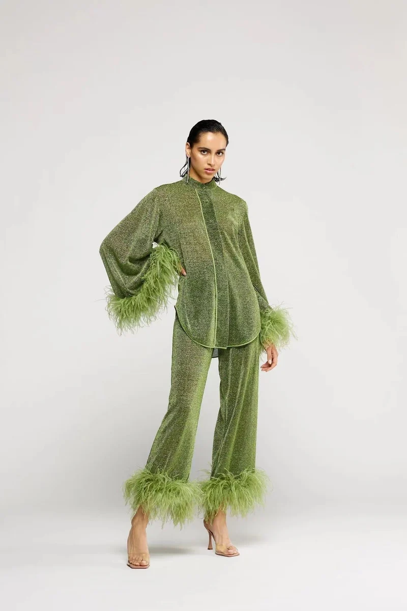 Janina | Elegantes und Bequemes Zweiteiliges Set mit Stehkragen