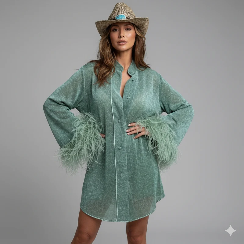Janina | Elegantes und Bequemes Zweiteiliges Set mit Stehkragen