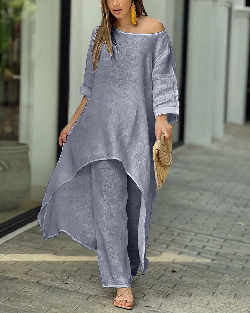 Sophie | Elegantes und Luftiges Zweiteiliges Set für heiße Sommertage