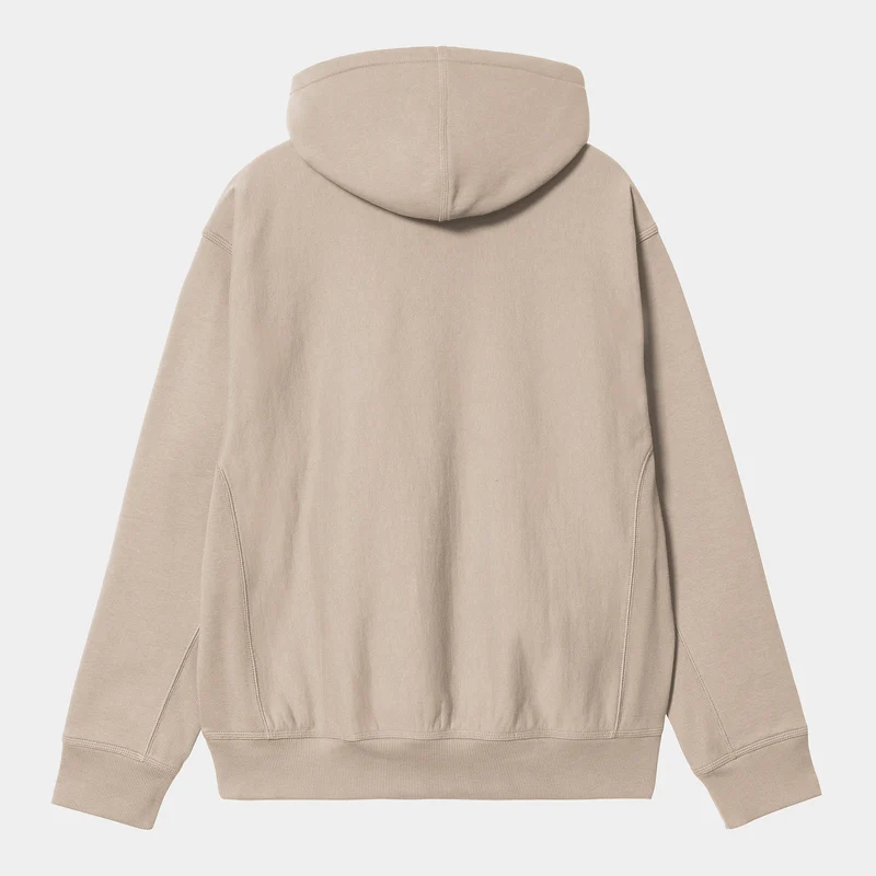 Carhartt WIP Herren American Script Hoodie - Fleur De Sel