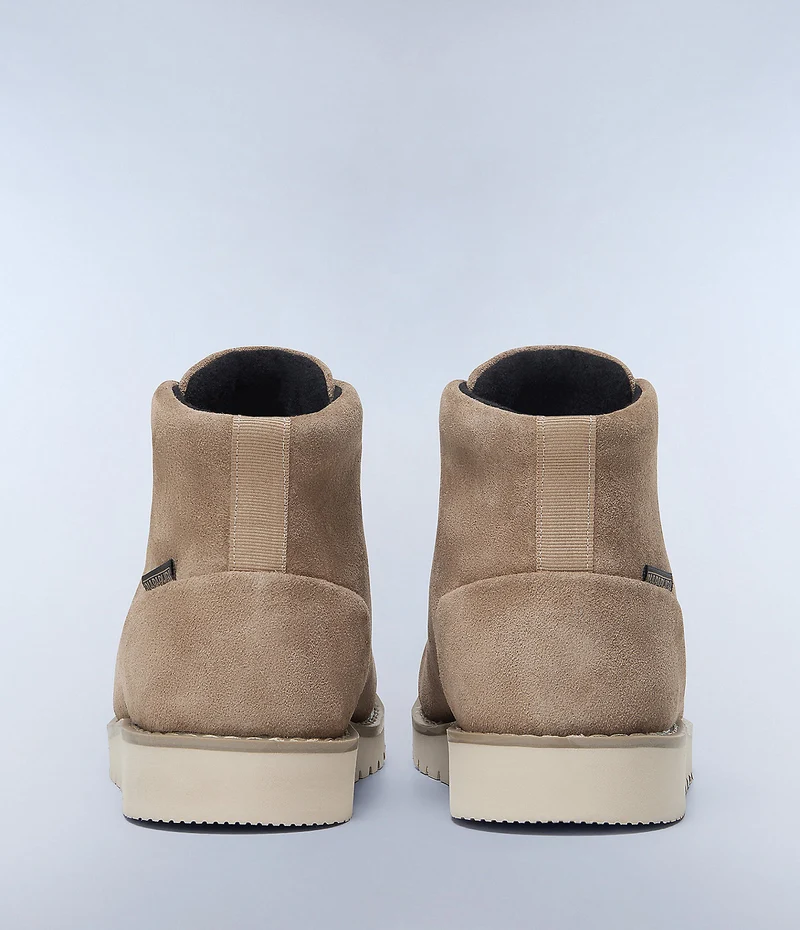 Napapijiri Conifer Schnürstiefelette aus Wildleder für Herren - Raindrum Brown