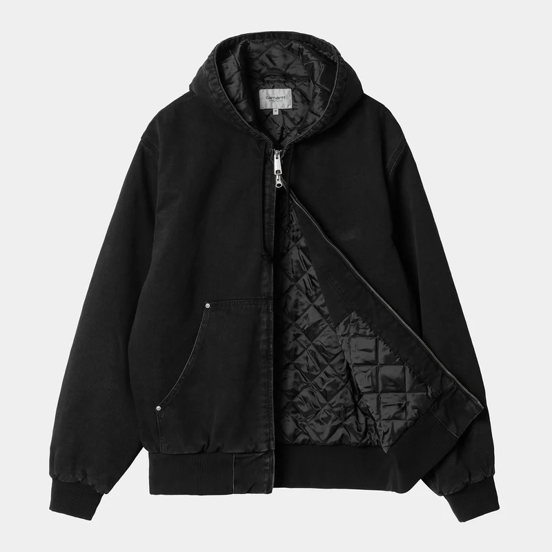 Carhartt WIP Herren OG Active Nietjacke - Schwarz