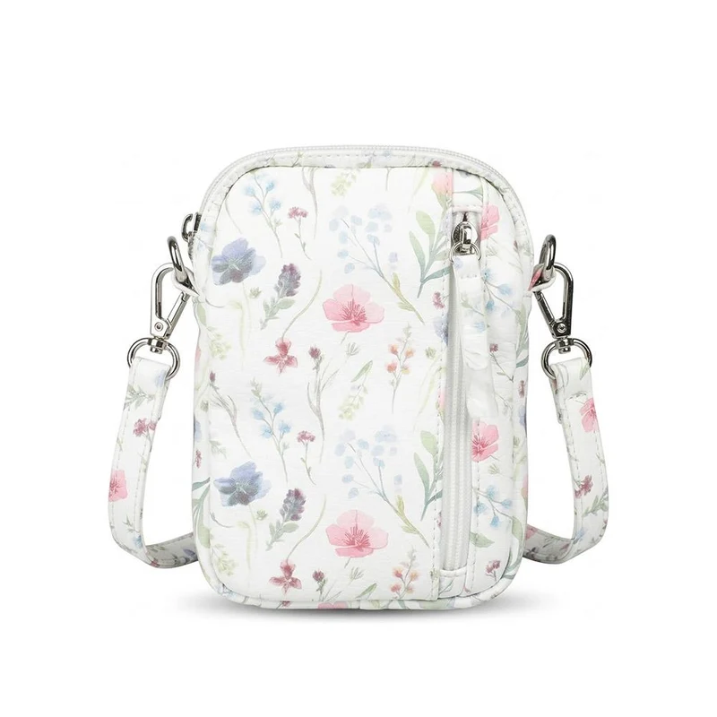 Floral Multiway Cross Body Phone Bag - WAHT43000 / 329 342 - White Print