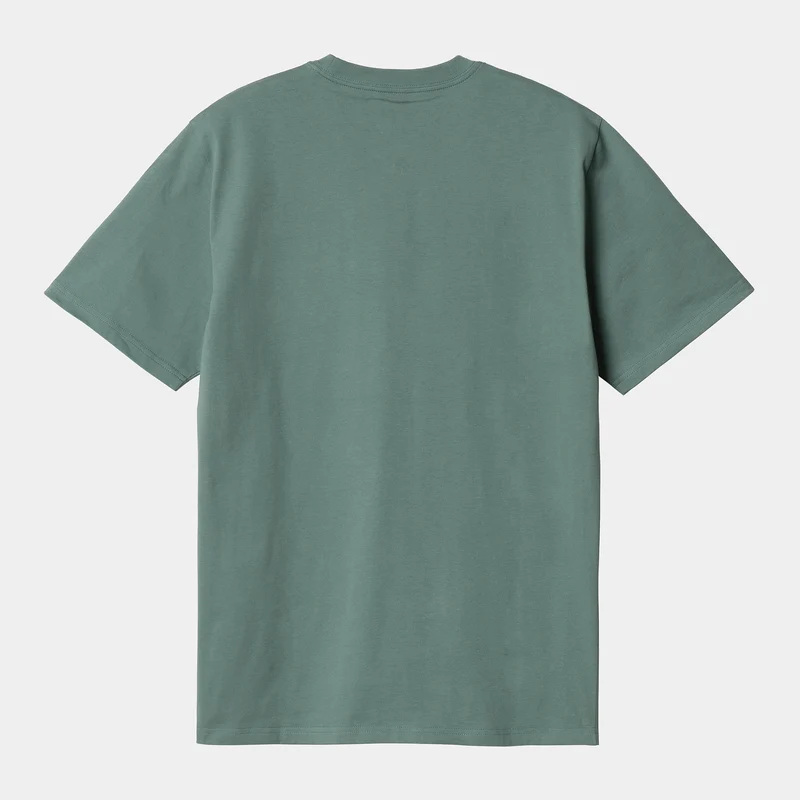 Carhartt WIP T-Shirt mit Tasche für Herren - Silberne Kiefer
