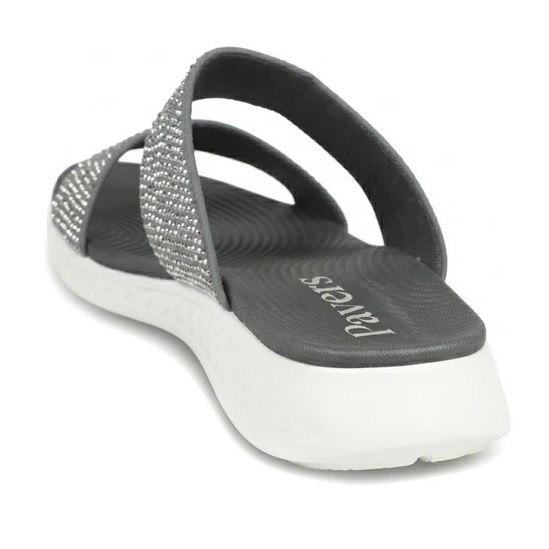Lightweight Slip On Mule Sandals - BAIZH43006 / 329 054 - Dark Grey