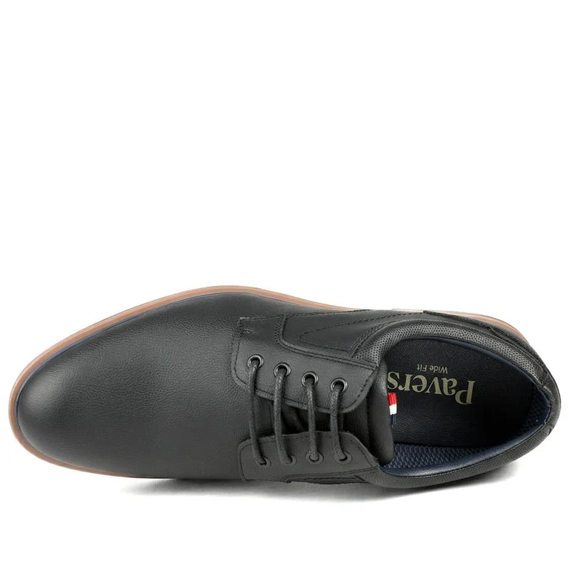Wide Fit Smart Lace Up Shoes - JIAHU43003 / 329 334 - Black