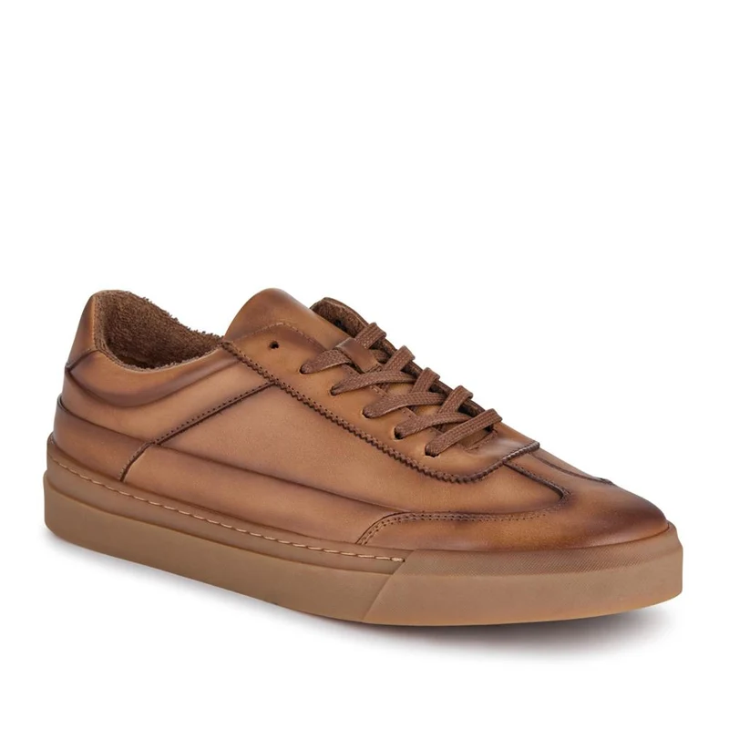 Thorne Leather Lace-Up Trainers - THORNE / 328 499
