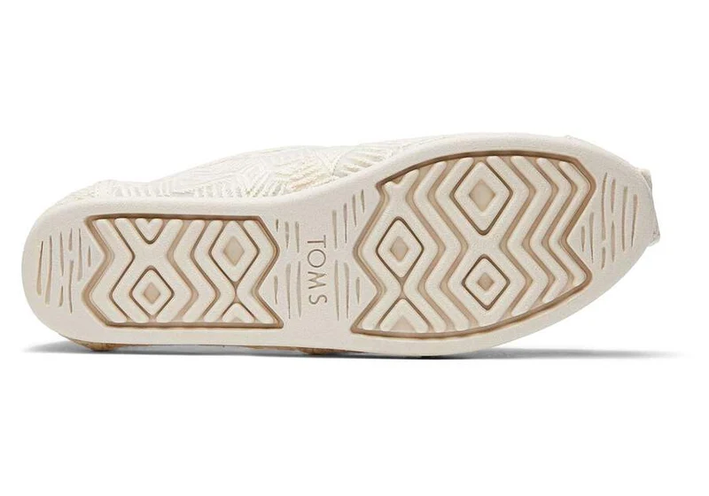 TOMS Alpargata-Espadrille aus Spitze für Damen – Natur