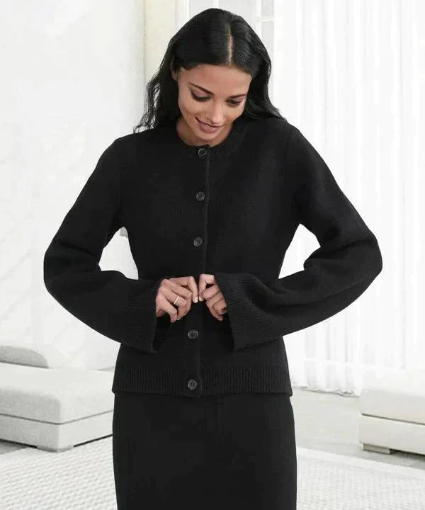 Martina | Elegante Und Warme Strick-Strickjacke Aus Wollmischung