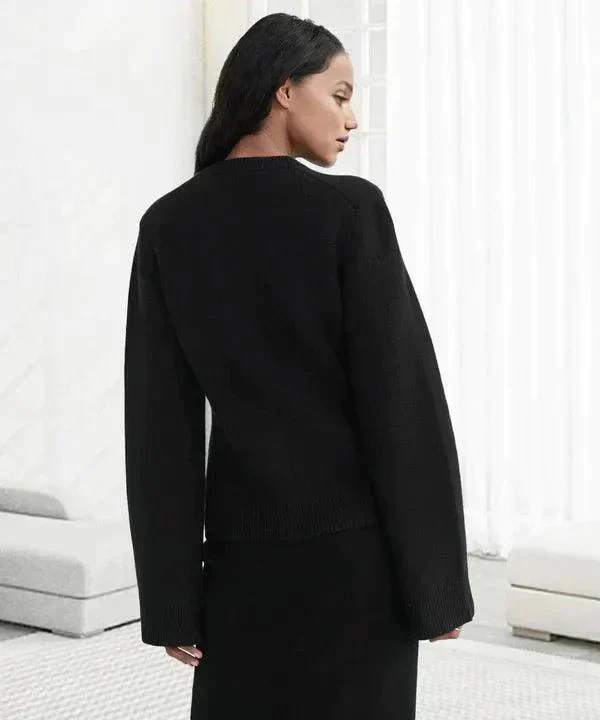 Martina | Elegante Und Warme Strick-Strickjacke Aus Wollmischung