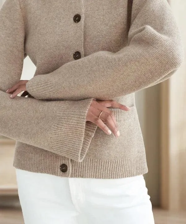 Martina | Elegante Und Warme Strick-Strickjacke Aus Wollmischung