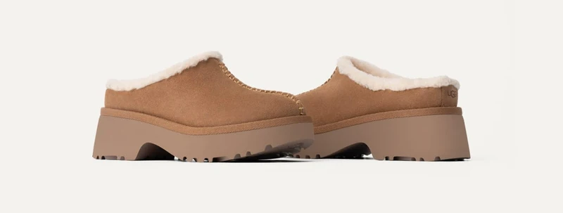 UGG New Heights Cozy Clog für Damen - Kastanie