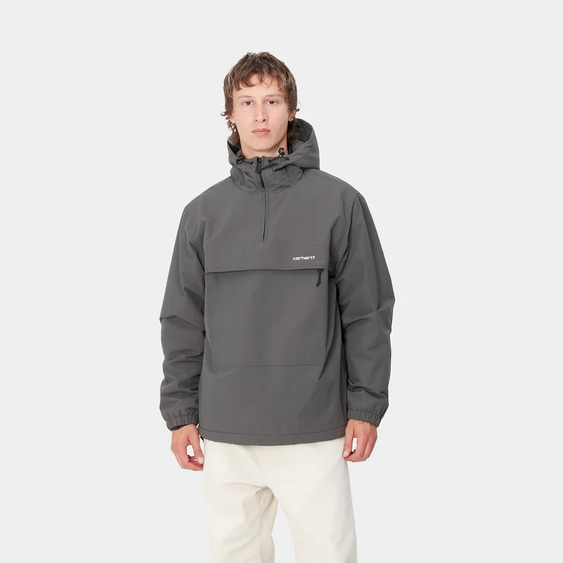Carhartt WIP Herren Windbreaker-Pullover Winterjacke - Graphit
