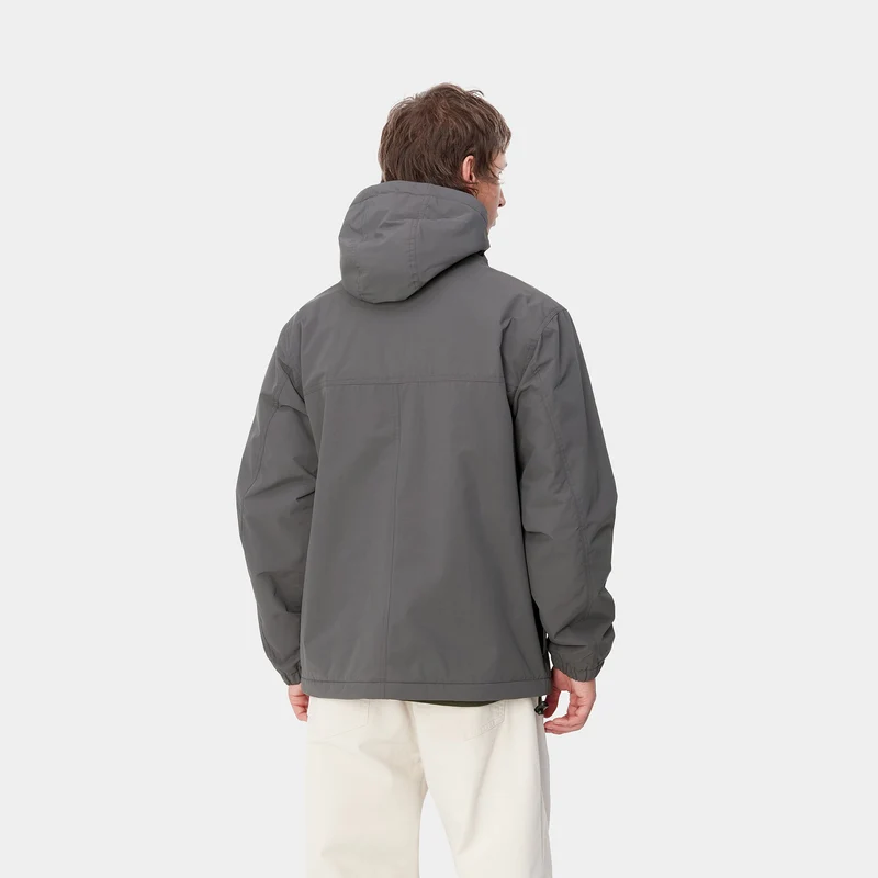 Carhartt WIP Herren Windbreaker-Pullover Winterjacke - Graphit