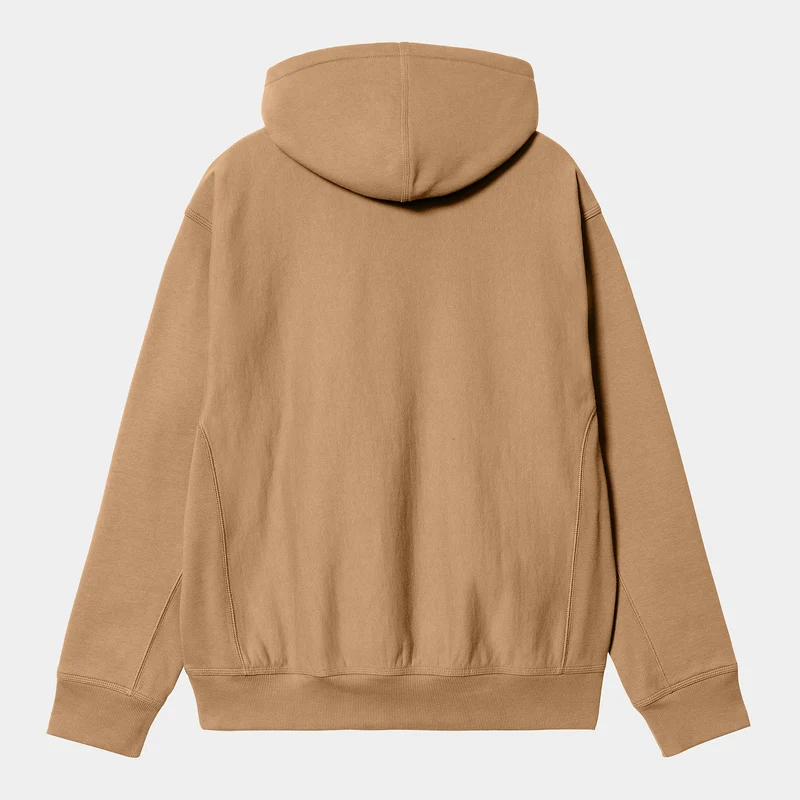 Carhartt WIP Herren American Script Hoodie - Erdnuss