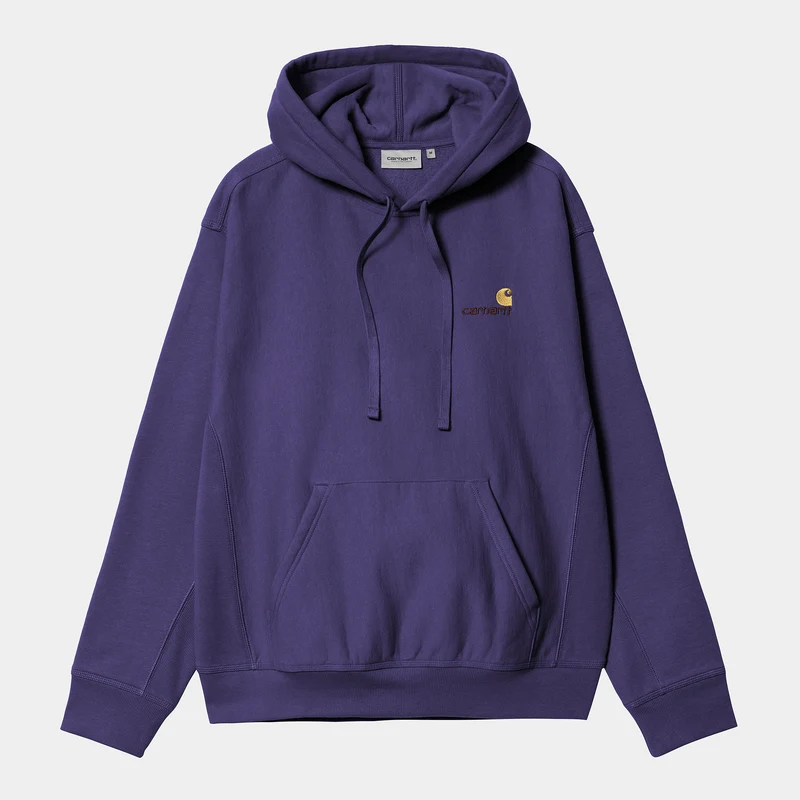 Carhartt WIP Herren American Script Hoodie - Aura