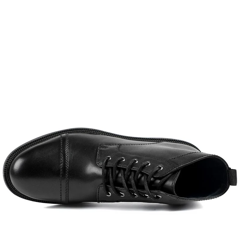 Giuseppe Lace Up Leather Boots - GIUSEPPE / 328 302 - Black