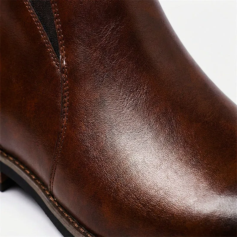 Christian | Stilvolle Echtlederstiefel aus Italienischem Premium-Leder