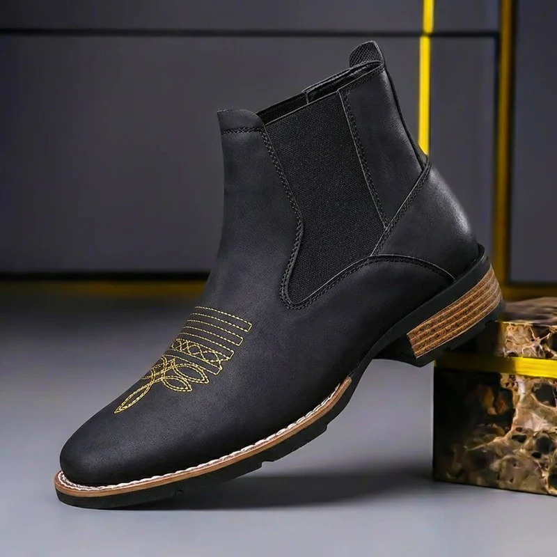 Jonathan | Exklusive und Vintage Herren-Echtlederstiefel im Vintage-Look