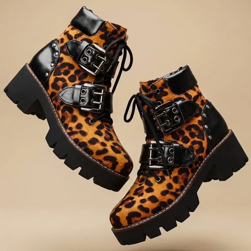 Isabella | Exklusive und Moderne Damen-Stiefeletten mit Markanten Schnallendetails