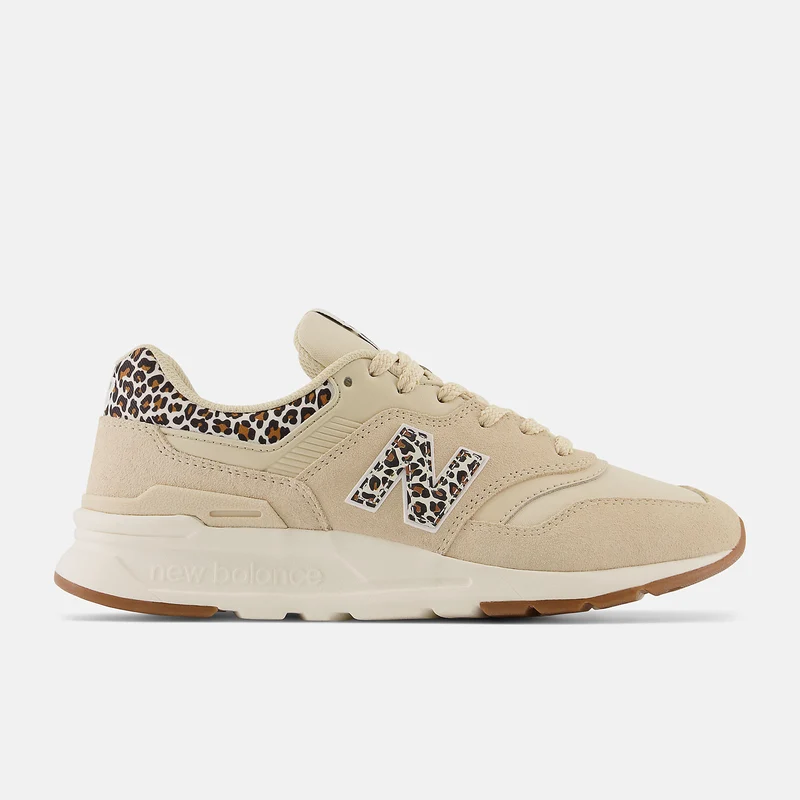 New Balance Damen 997H Fashion Sneaker - Sand / Leopardenmuster