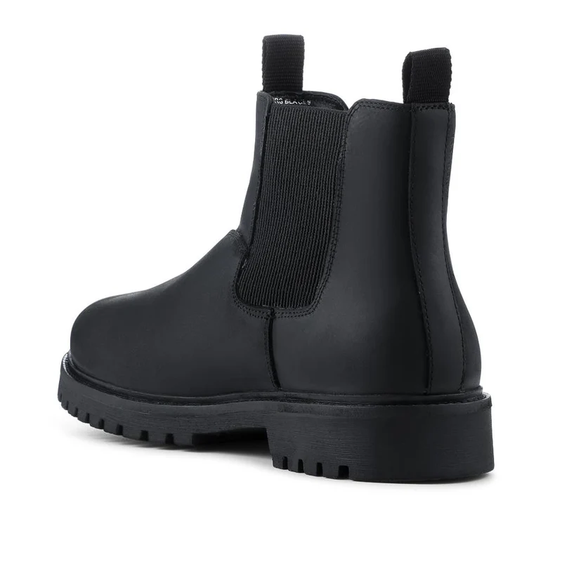 Hamburg Leather Waterproof Chelsea Boots - HAMBURG / 327 847 - Black
