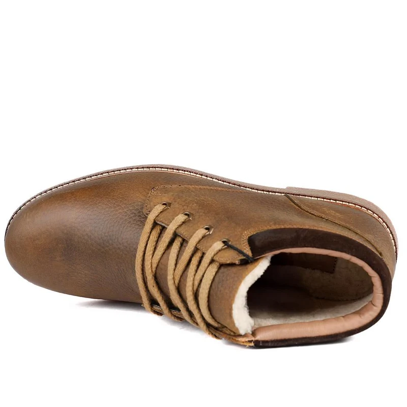 Halifax Waterproof Leather Ankle Boots - HALIFAX / 327 846 - Tan