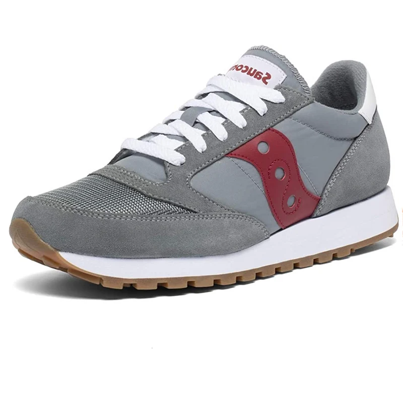 Saucony Herren-Jazz-Trainer – Grau/Rot
