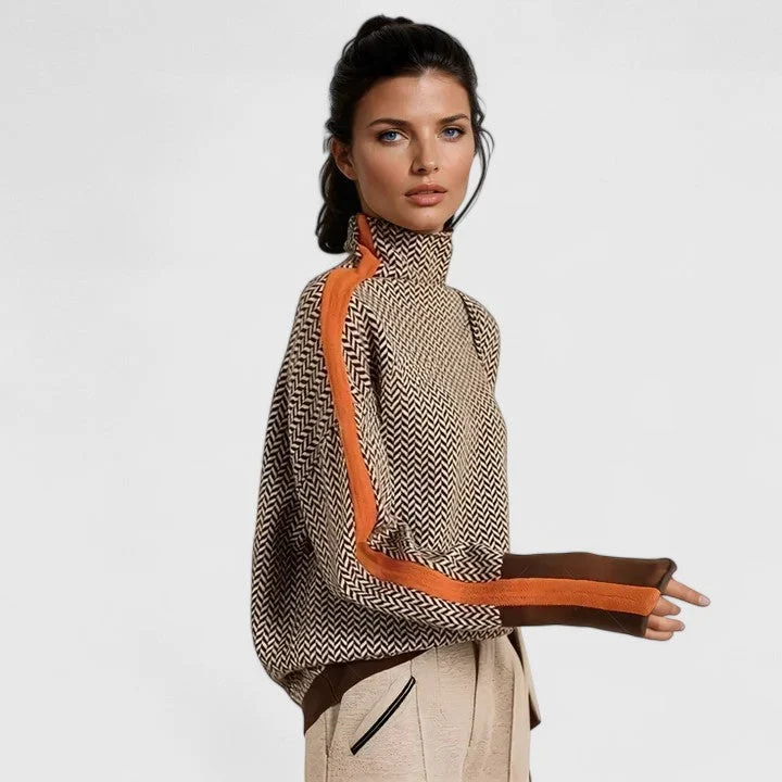 Maya | Moderner Und Stilvoller Strickpullover Für Damen