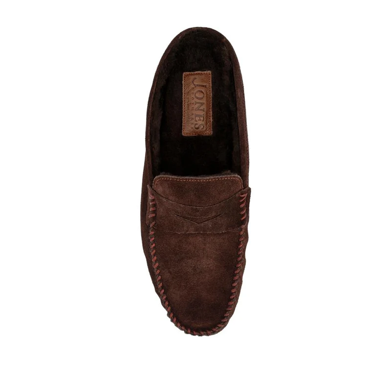 Zap Leather Mule Slippers - ZAP / 328 013 - Dark Brown Suede