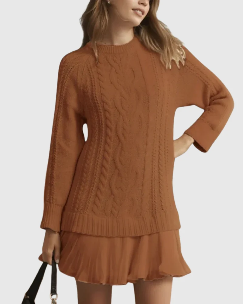 Christine | Elegant Und Stilvoller Strickpullover Für Damen