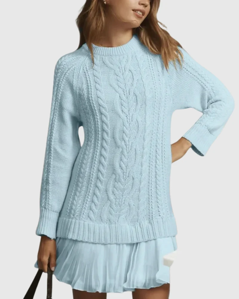 Christine | Elegant Und Stilvoller Strickpullover Für Damen