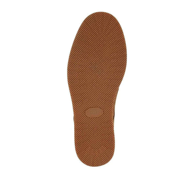 Longfield Wide Fit Leather Lace Up Shoes - LONGFIELD / 328 100 - Tan Suede
