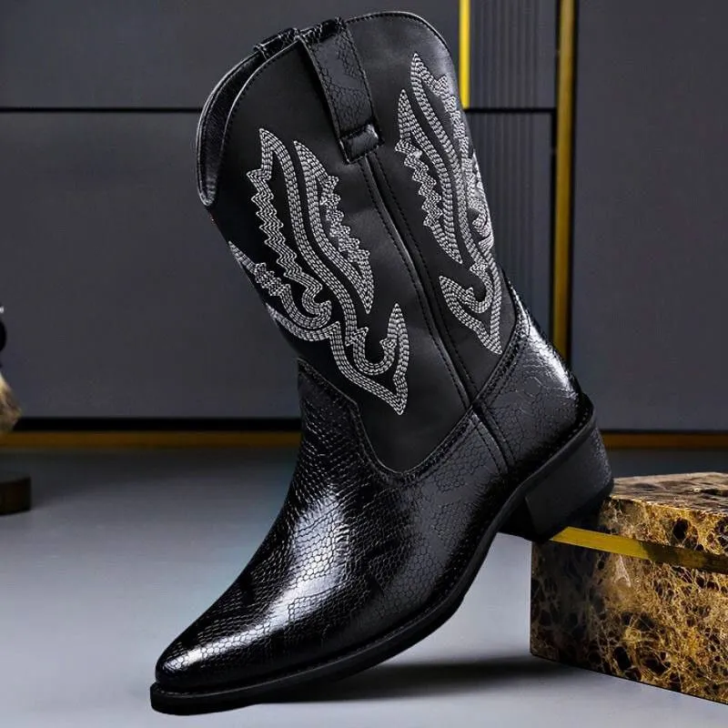 Henry | Exklusive und Stilvolle Herren-Lederstiefel im Vintage-Design