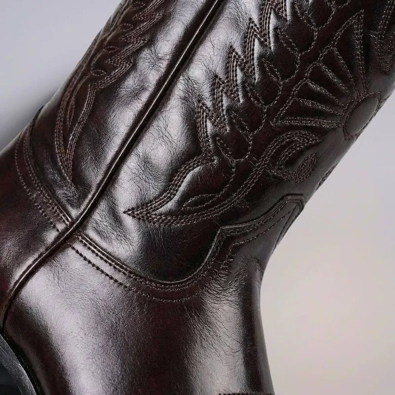 Uta | Stilvoll Polierte Echtlederstiefel