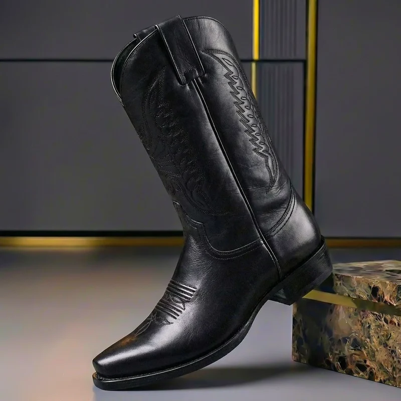 Uta | Stilvoll Polierte Echtlederstiefel