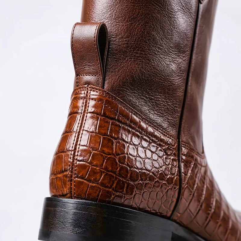 Tim | Bequeme Vintage Echtlederstiefel Für Herren
