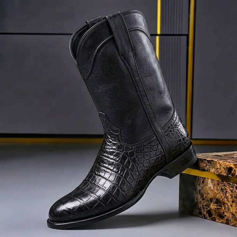 Tim | Bequeme Vintage Echtlederstiefel Für Herren