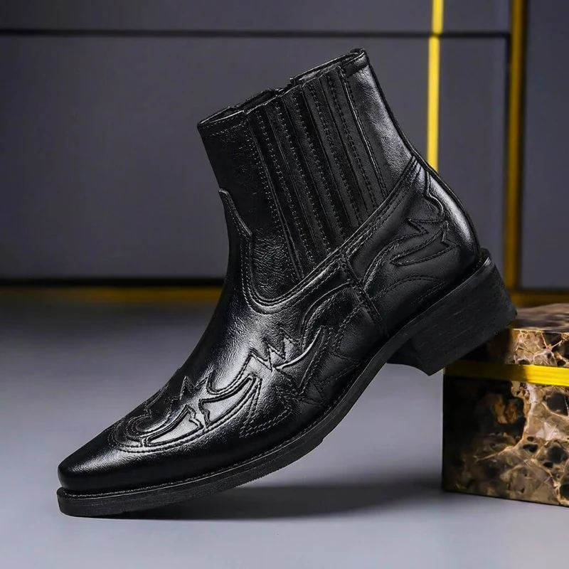 Jonas | Stilvoll Handgefertigte Italienische Lederstiefel Für Herren