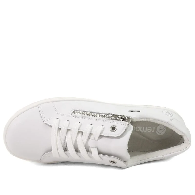 Remonte Leather Shower Resistant Trainers - DRS43504 / 328 687 - White