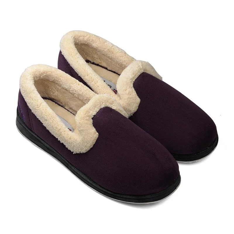 Padders Ladies Slippers 2E Fit Vulcanised - REPOSE