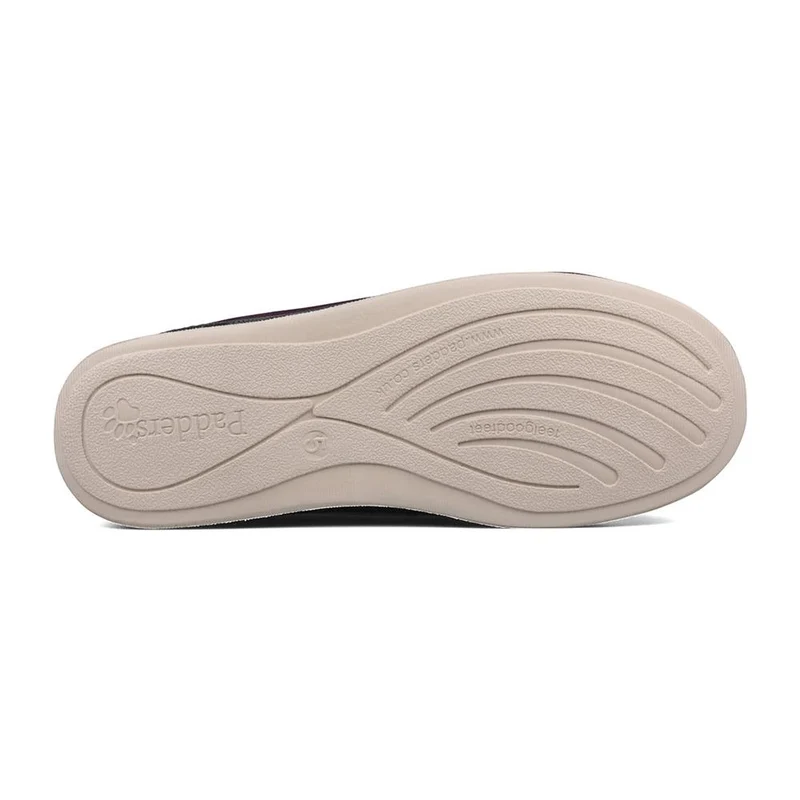 Padders Ladies Slippers 2E Fit Vulcanised - REPOSE - Repose / null - Lilac/Wisteria