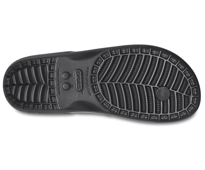 Crocs Klassischer Unisex-Flip-Flop – Schwarz