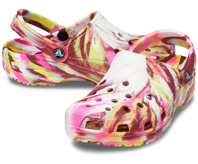 Crocs Unisex Classic Marmor-Clog – Electric Pink