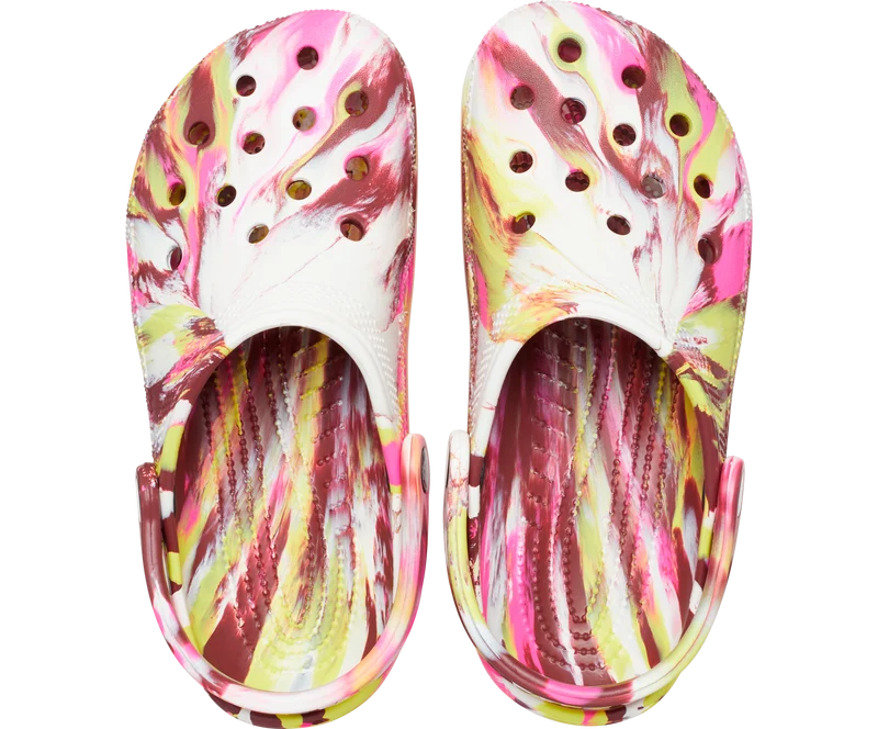 Crocs Unisex Classic Marmor-Clog – Electric Pink