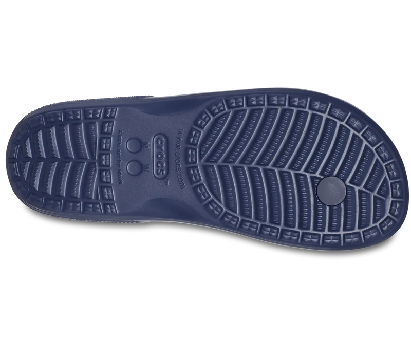 Crocs Klassischer Unisex-Flip-Flop – Marineblau