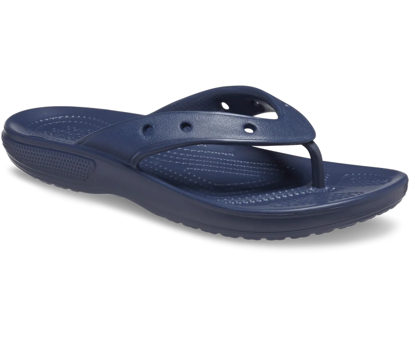Crocs Klassischer Unisex-Flip-Flop – Marineblau