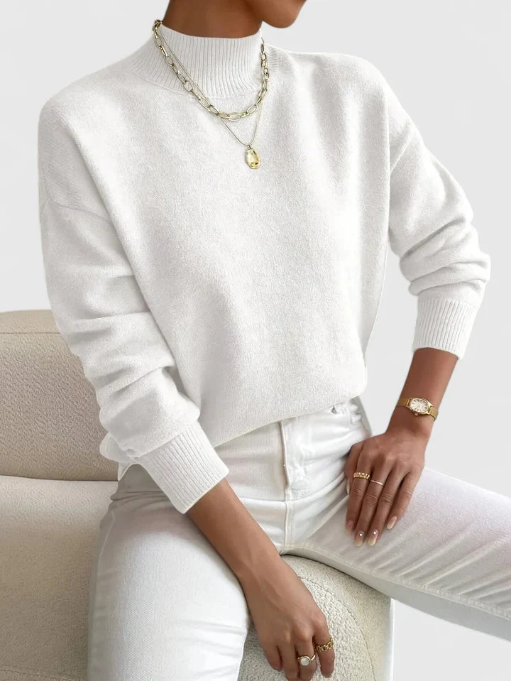 Elena | Eleganter Und Wärmender Rollkragenpullover Für Damen