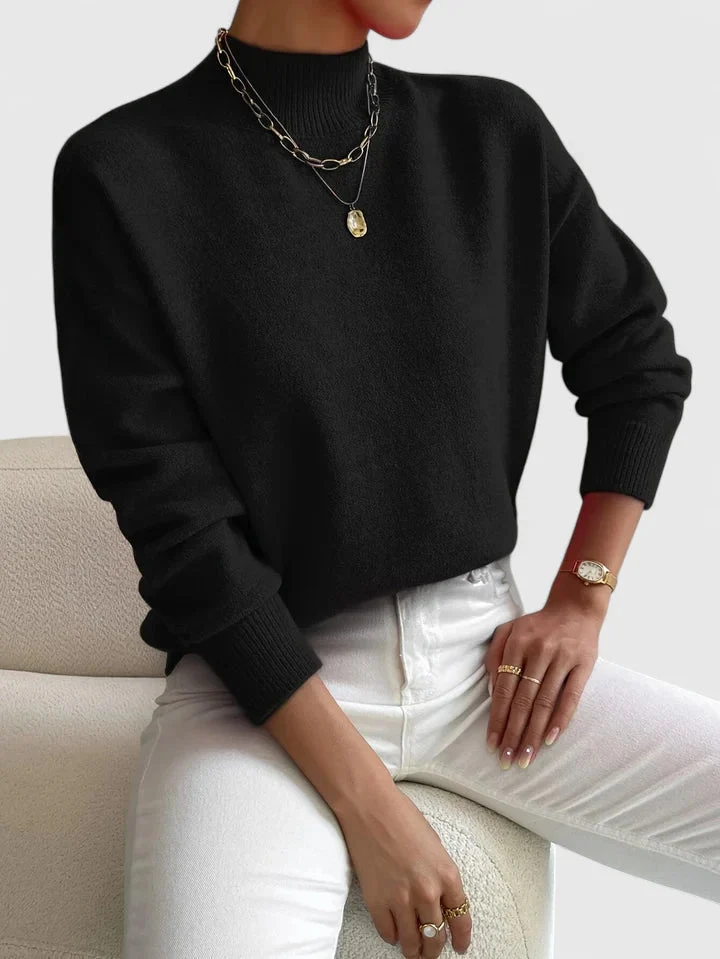 Elena | Eleganter Und Wärmender Rollkragenpullover Für Damen