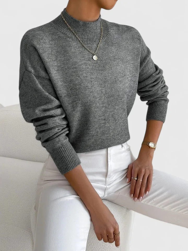 Elena | Eleganter Und Wärmender Rollkragenpullover Für Damen
